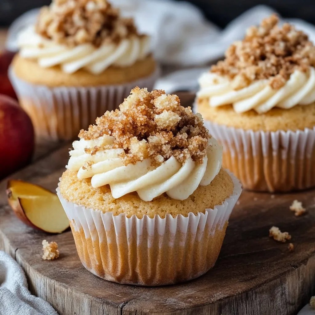 Apple Crumble Cupcakes