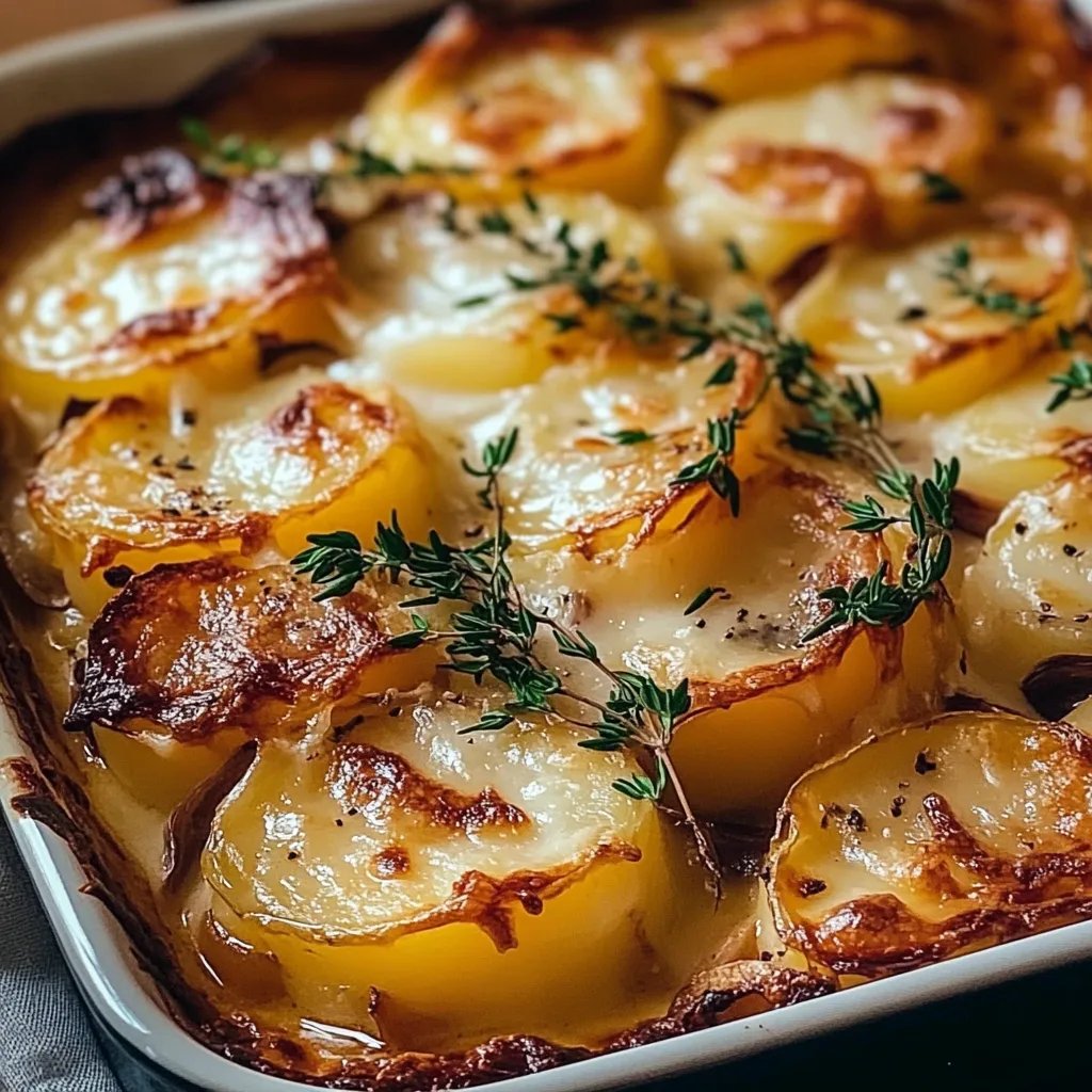 French Onion Potato Bake