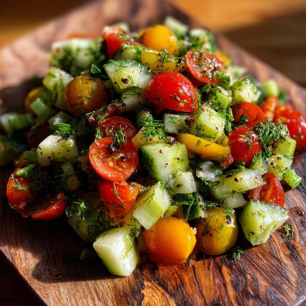 Celery And Dill Garden Salad