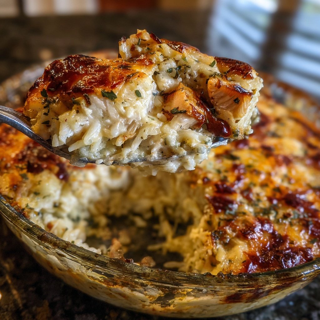 Rotisserie Chicken And Rice Casserole
