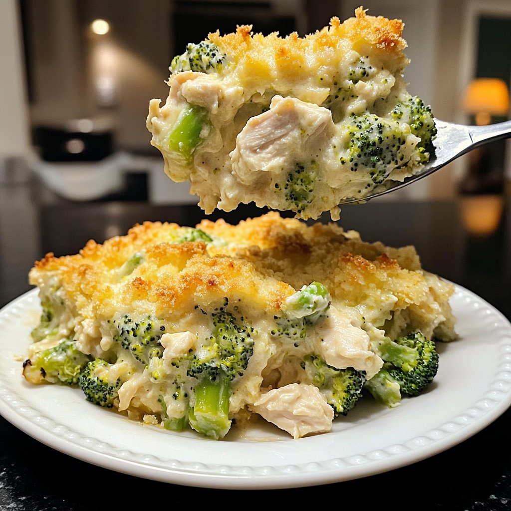 Healthy Creamy Chicken Casserole Recipe