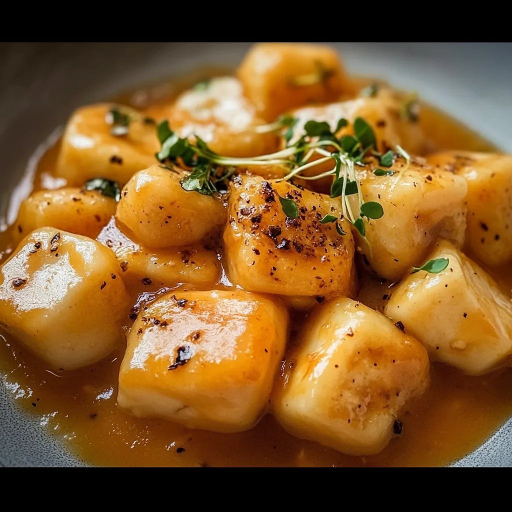 Marry Me Crispy Tofu with Gnocchi - Vegan & Dairy Free!