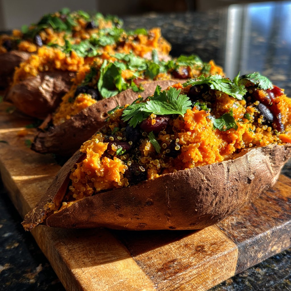 Sunday Stuffed Sweet Potatoes with Herbs
