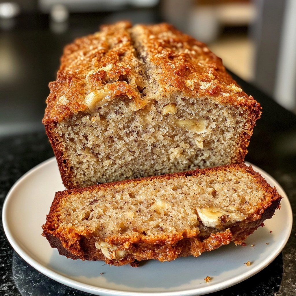 Simple Banana Bread Loaf