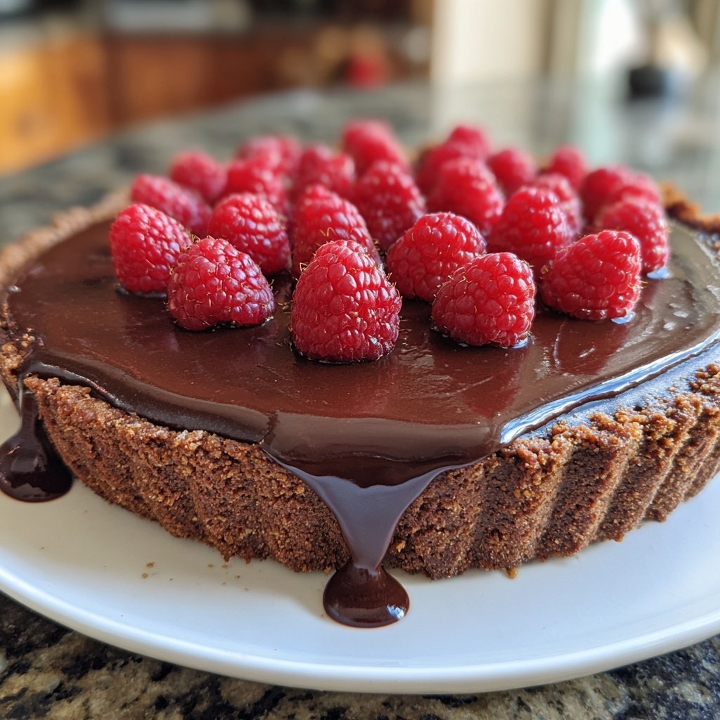 Chocolate Raspberry Tart