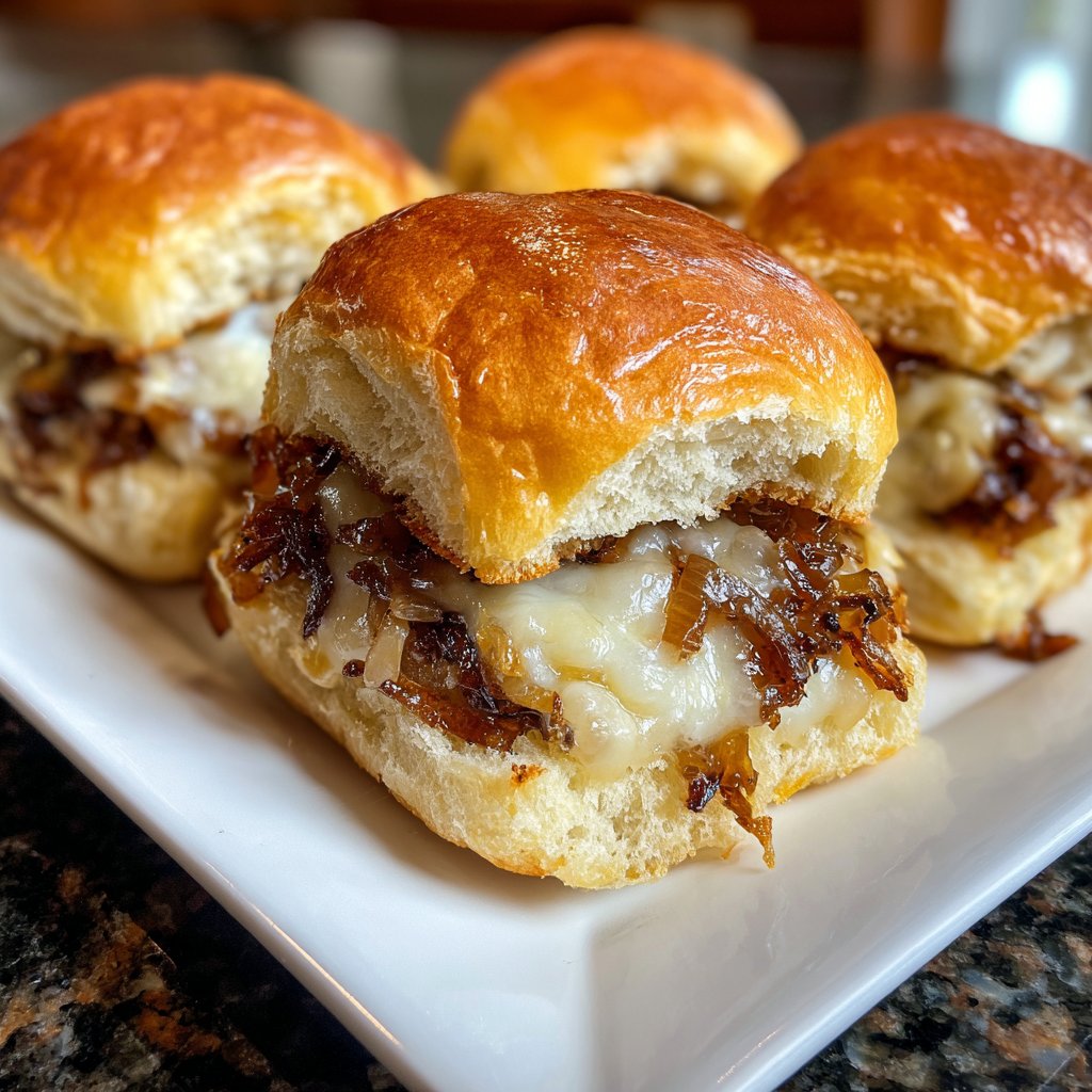 Caramelized Onion Sliders