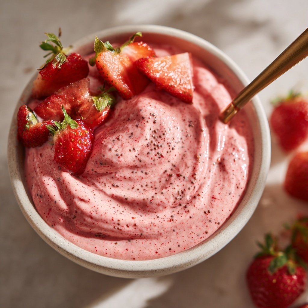Fresh Strawberry Chia Pudding
