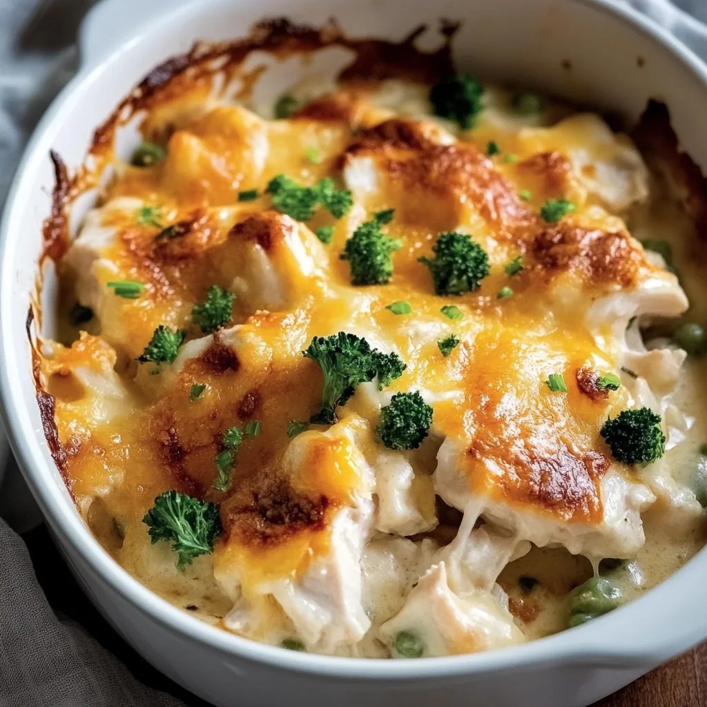 Creamy Low Carb Chicken Casserole