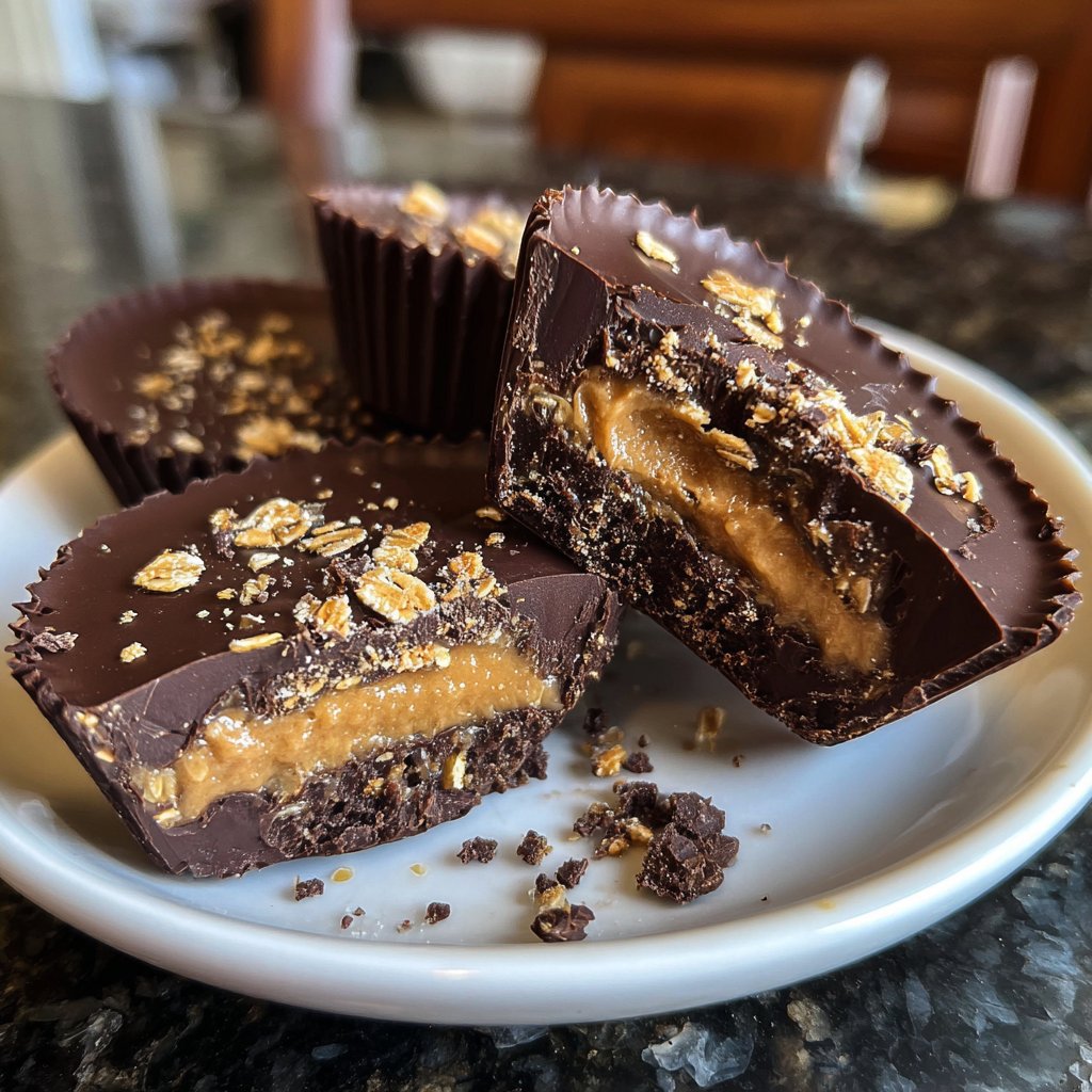 Homemade Reese’s Cups with Oats