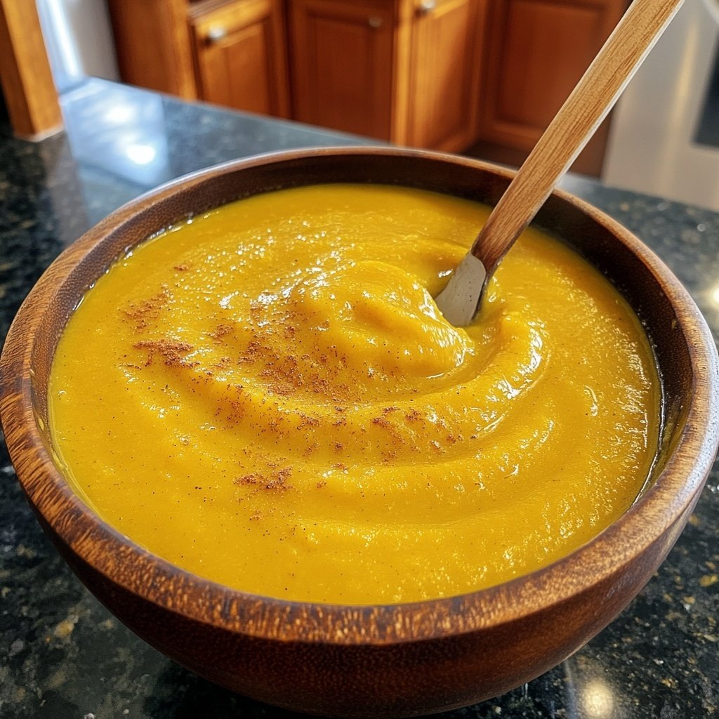 Squash Soup with Nutmeg