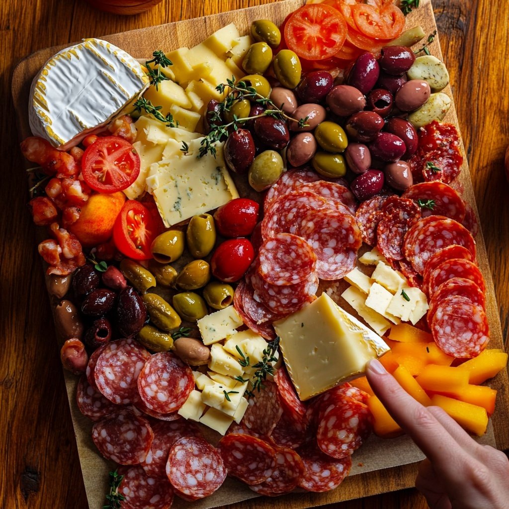 Super Bowl Charcuterie Board for Parties