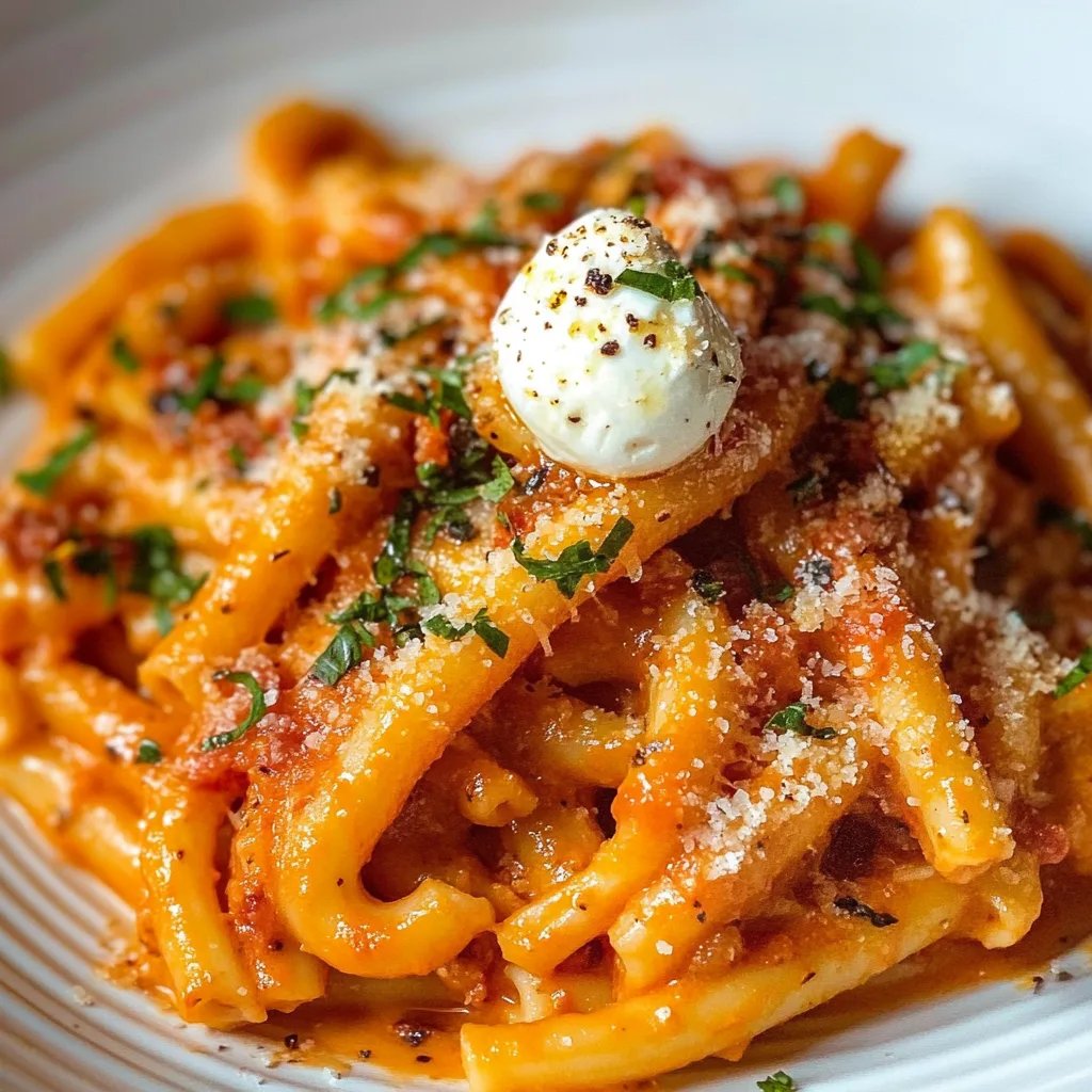 The Best Creamy Garlic Tomato Pasta