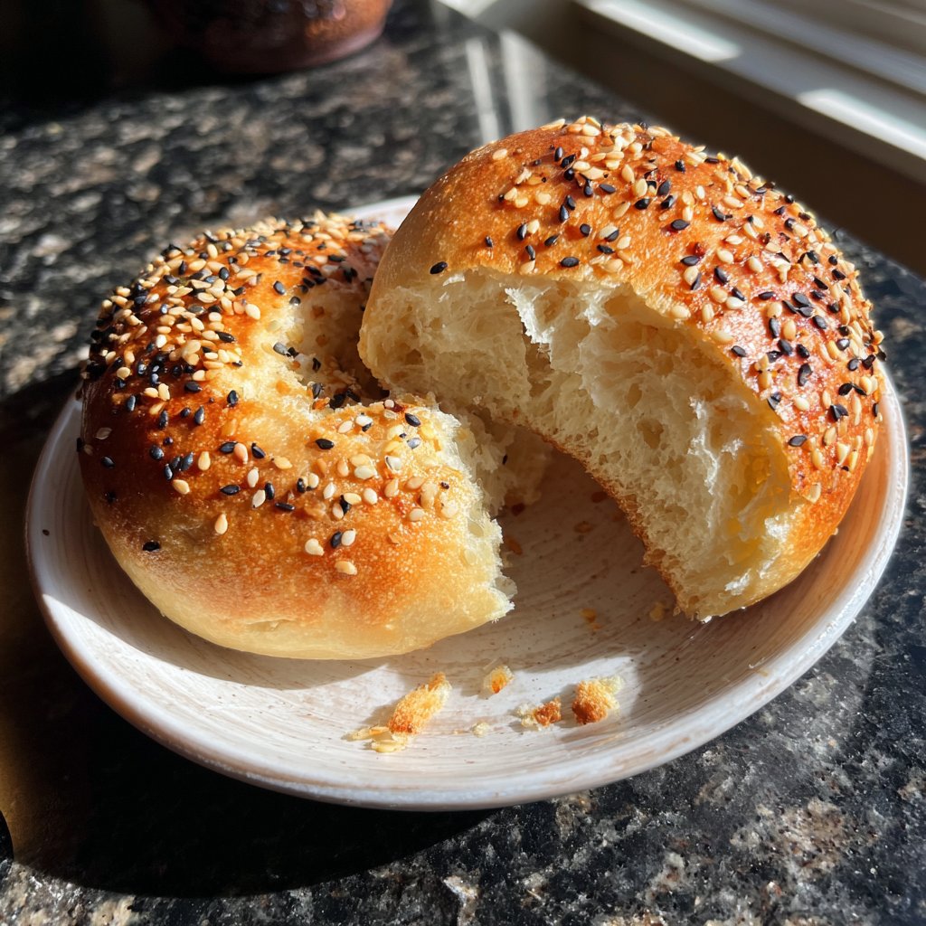Soft Air Fryer Yogurt Bagels