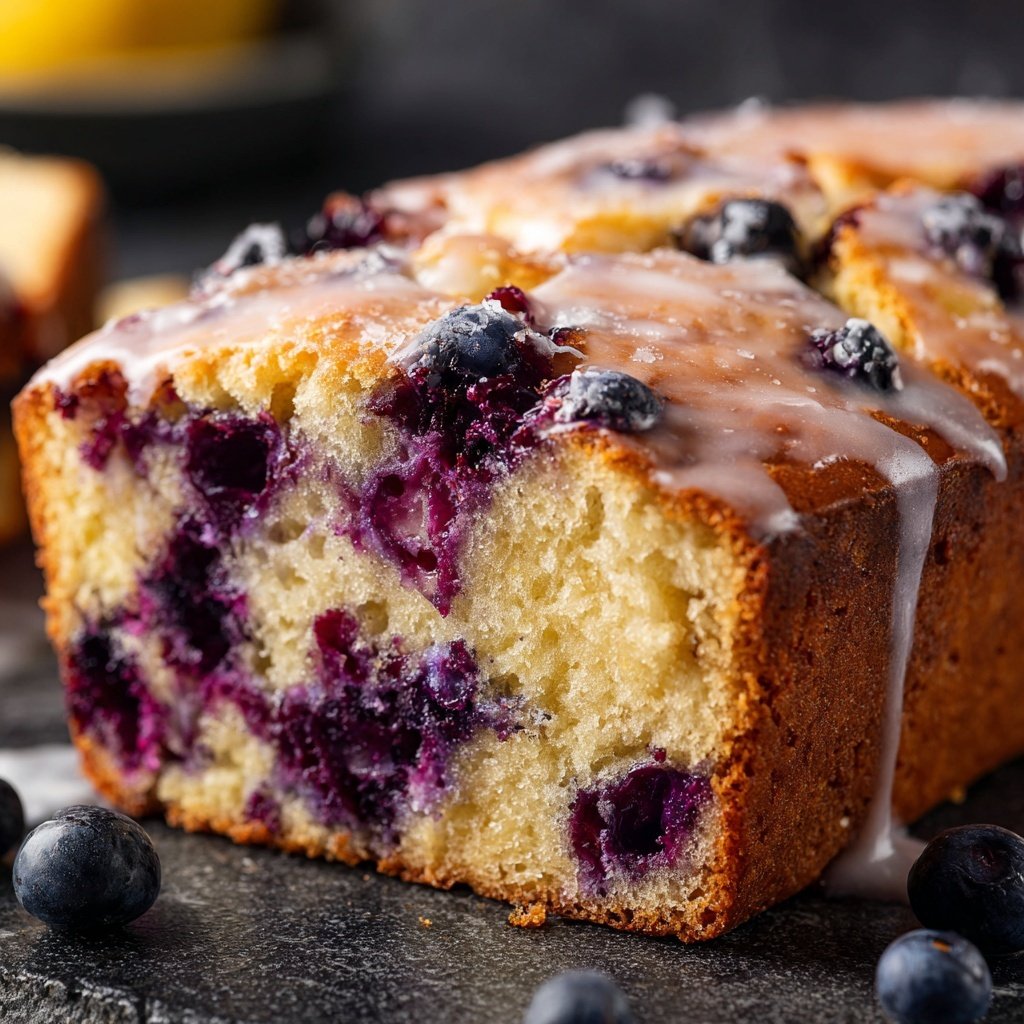 Baking & Desserts Lemon Blueberry Loaf Cake