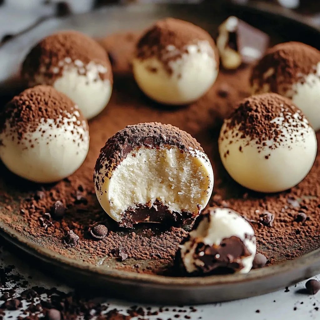 Easy Tiramisu Truffles - No-Bake Italian Treat