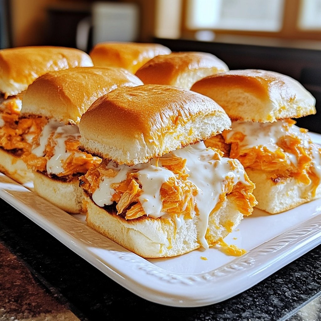 Buffalo Chicken Sliders