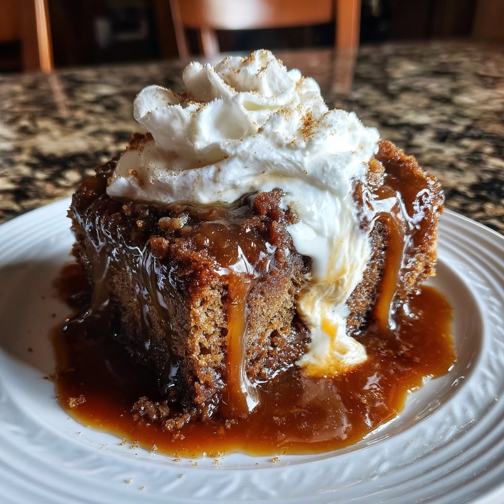 Gingerbread Pudding Cake