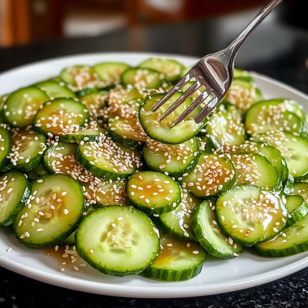 Easy Asian Cucumber Salad