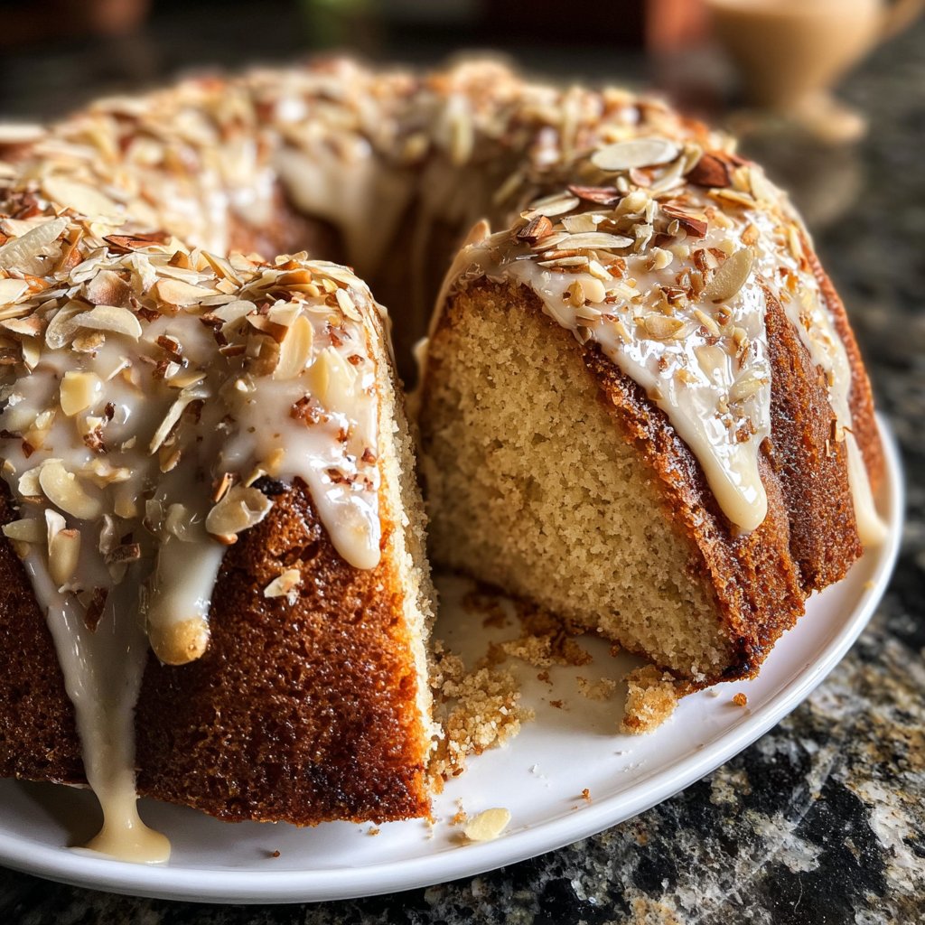 Vanilla Almond Yogurt Cake