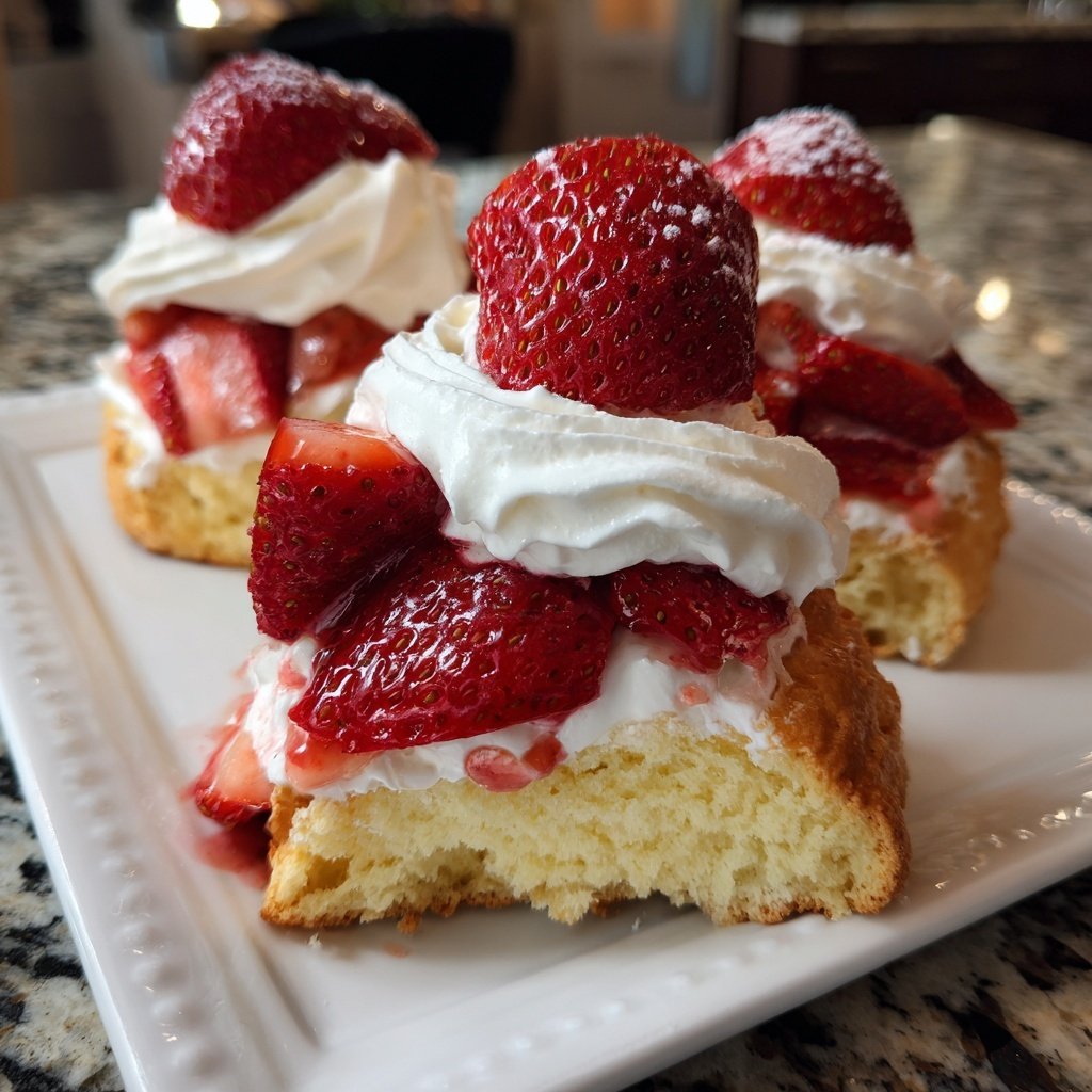 Valentines Treats Strawberry Shortcakes