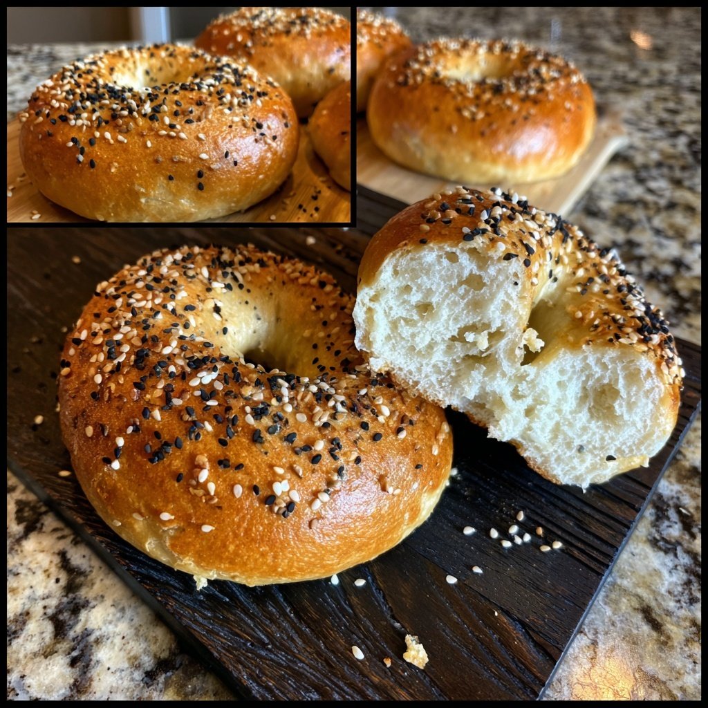 Protein Bagels With Greek Yogurt Dough