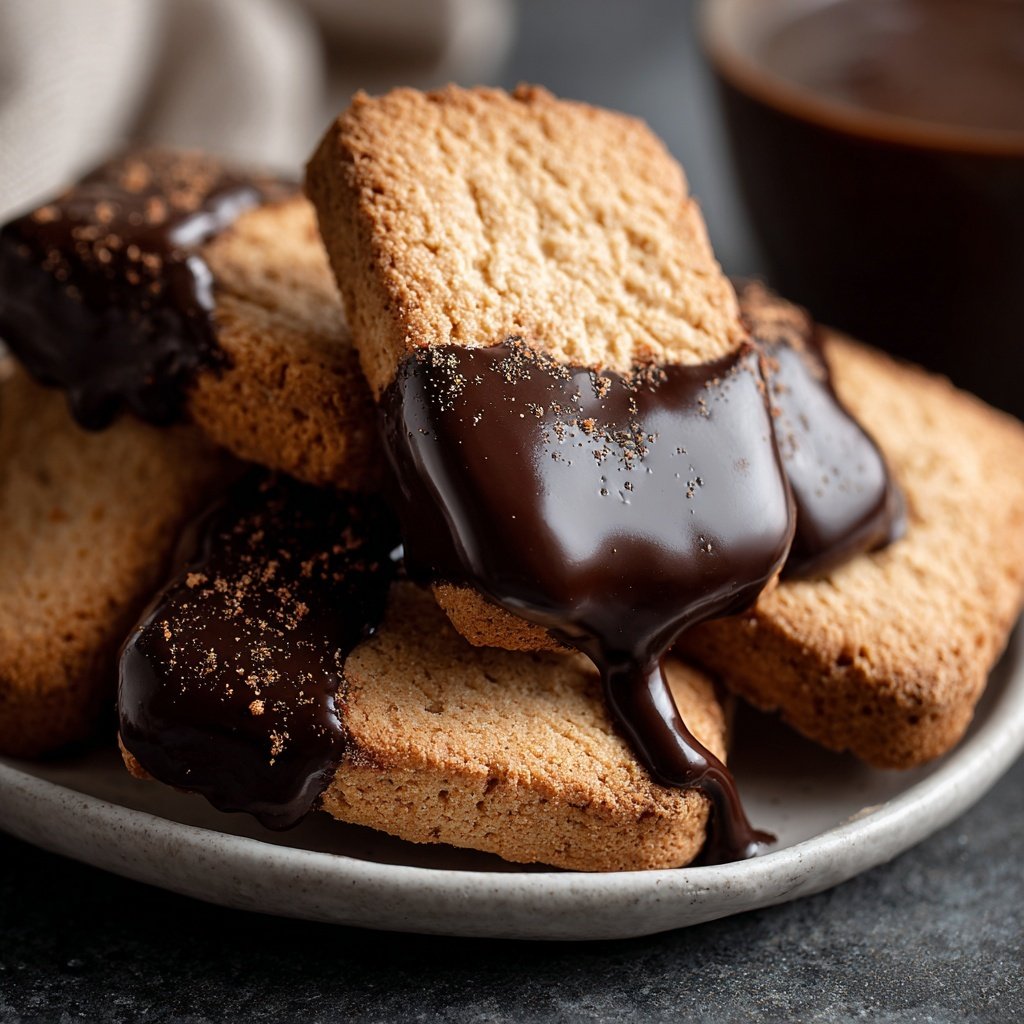 Chocolate Dipped Shortbread
